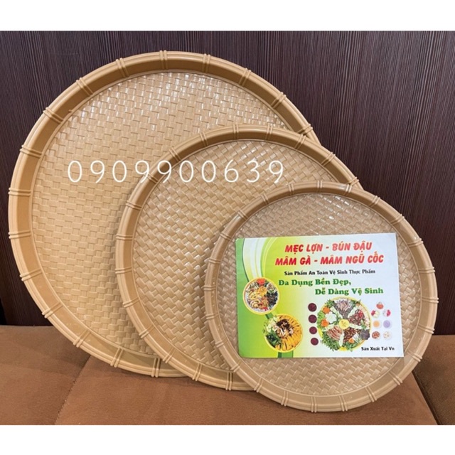 MẸT NHỰA PP GIẢ MÂY (HÀNG CÔNG TY)