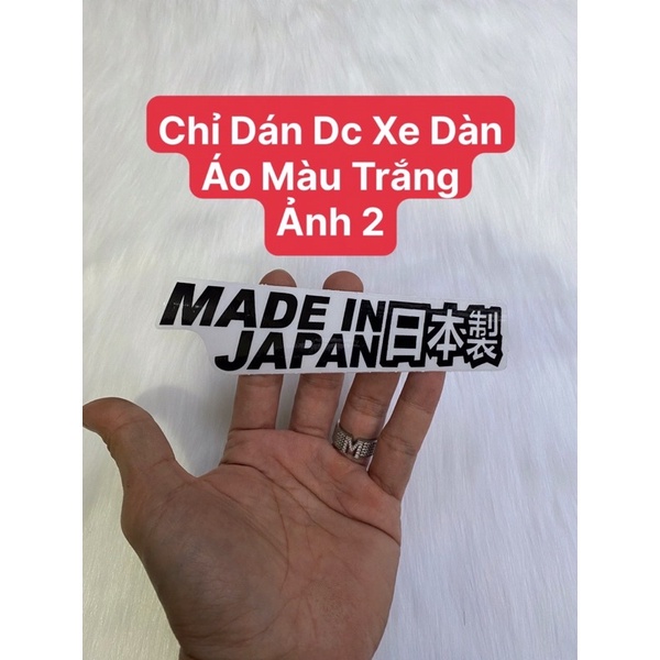 Tem Decal Logo Nhật Bản Hot Trend Tiktok Xe Tàu Hủ dán xe, vali, laptop, mũ bảo hiểm