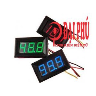 Đồng hồ đo điện áp ac 70v-500v xanh