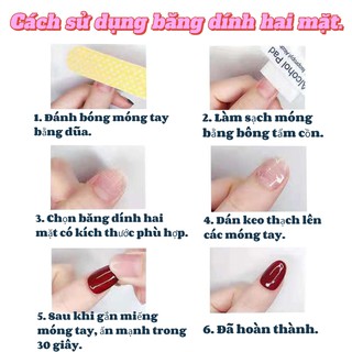 KOLIN 24 false nails in a box, quick and easy to use nail patch small daisy