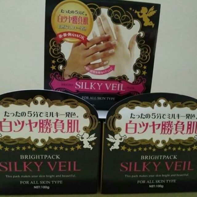 SALE 225K Kem trắng da toàn thân Silky Veil Nhật Bản