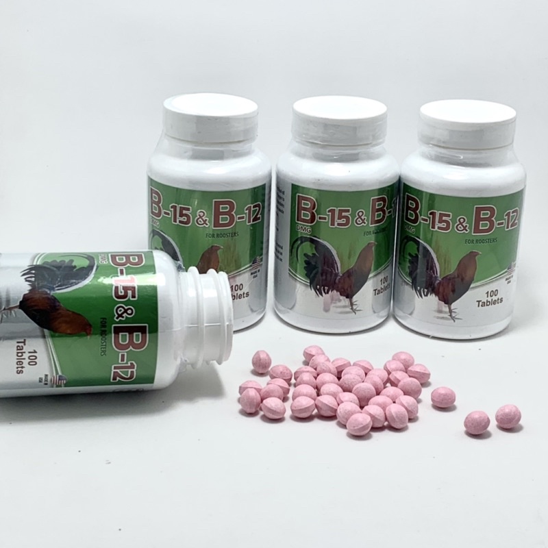 50 Viên B15&B12 - THUỐC NUÔI GÀ CHẾ ĐỘ ĐÁ
