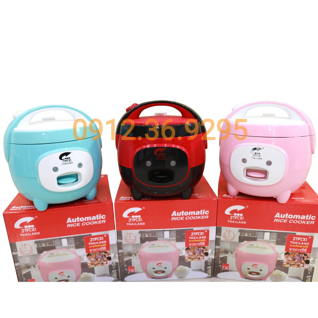 Nồi Cơm Điện Mini JIPLAI Thái Lan Dung Tích 1 Lít Dùng Cho 1-3 Người Ăn