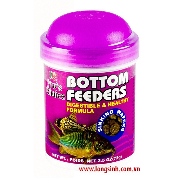 [Ảnh thật] [Chính hãng] Thức ăn cho cá chuột Bottom Feeders dạng viên nén lọ TÍM 72 Gram