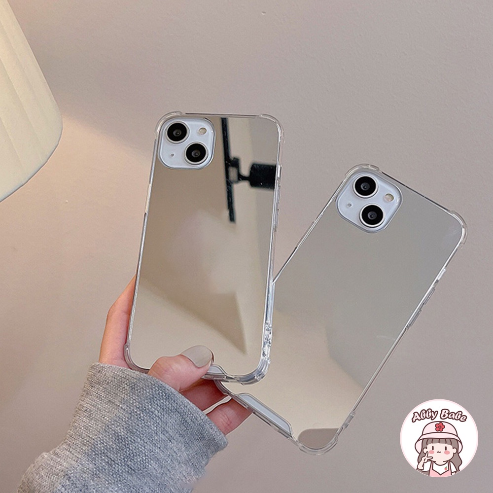 Ốp Điện Thoại TPU Dẻo Mỏng Nhẹ Tráng Gương Sang Trọng Chống Sốc Cho IP 13 12 11 Pro Max X XS XR 8 7 Plus