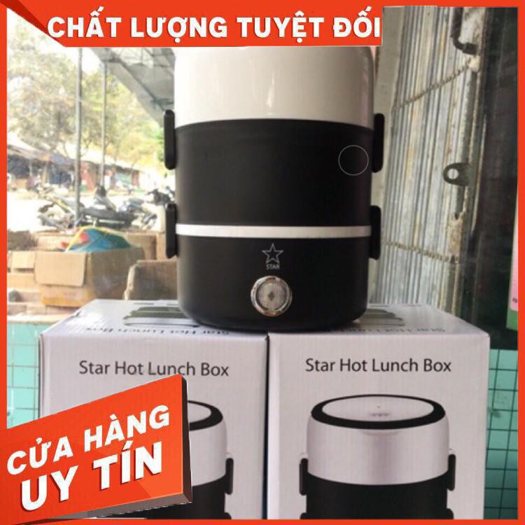 Cặp lồng ủ cơm 3 tầng inox cắm điện【Free Ship 】an toàn hàng công ty bảo hành 6 tháng【Gia Dụng Giá Siêu Rẻ】