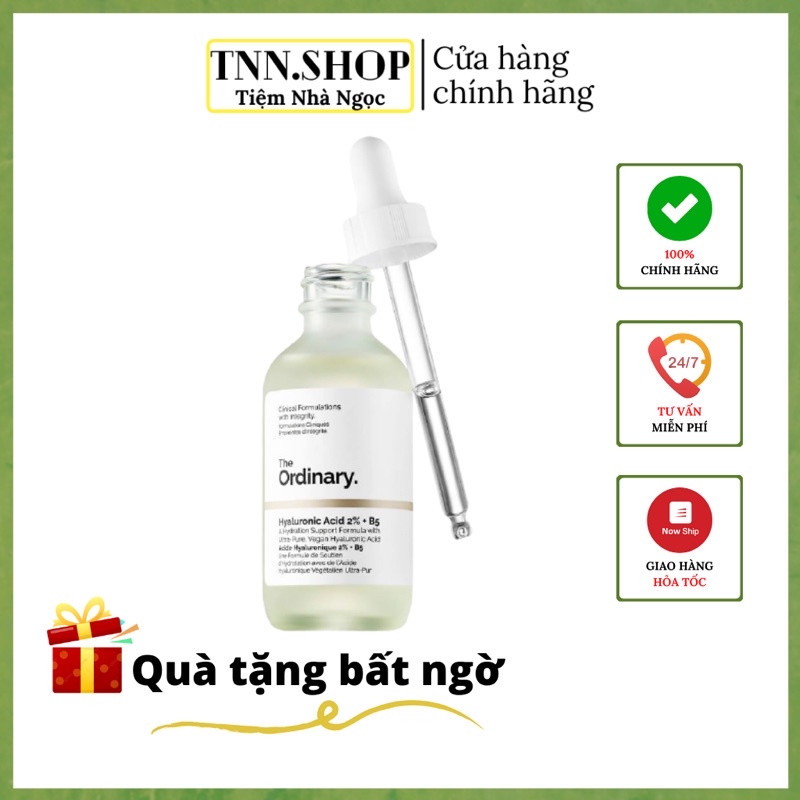 The Ordinary Cấp ẩm hồi phục Hyaluronic Acid 2% + B5