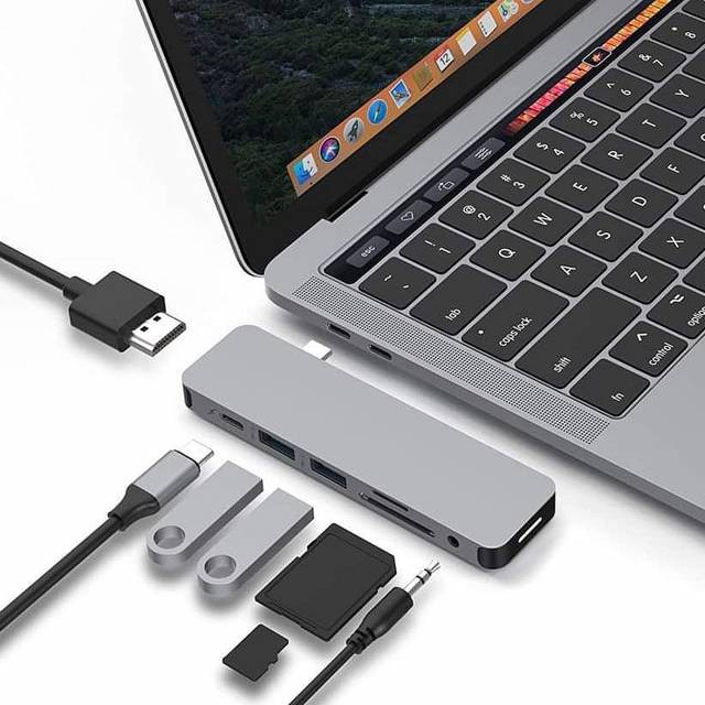 Cổng chuyển HyperDrive SOLO 7 in 1 USB-C Hub For MacBook/PC & Devices (GN21D)