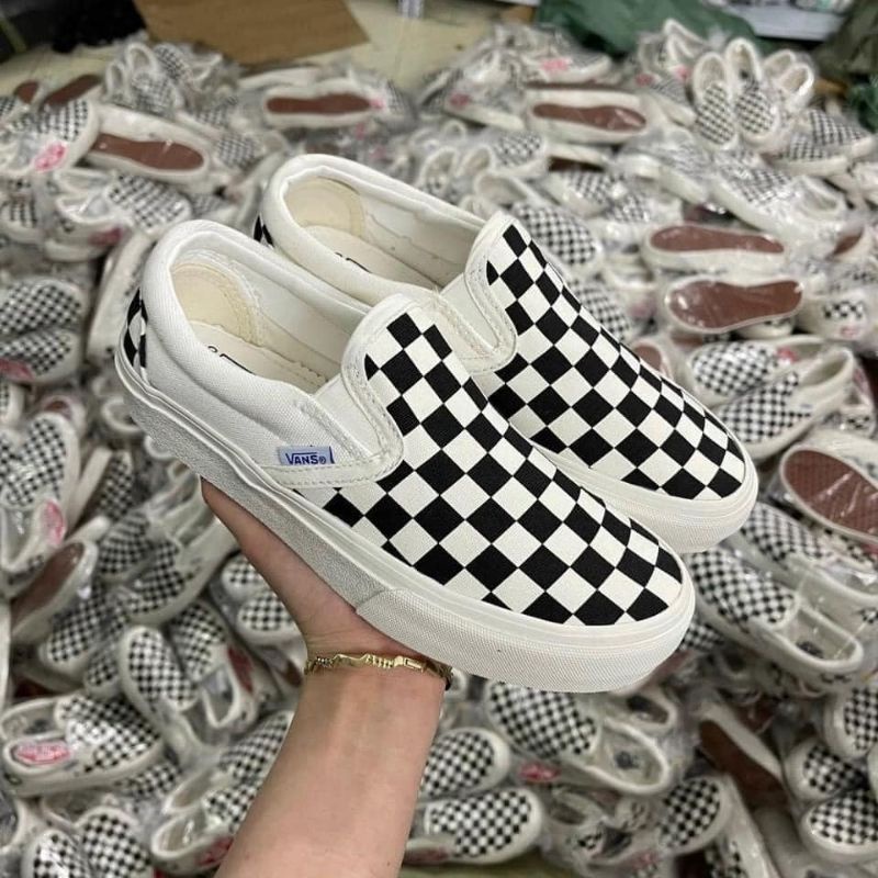 Giầy  ⚡𝐕𝐚𝐧𝐬 Lười Karo Cho ⚡ [ Nam &amp; Nữ ] - Sneaker Vans Mới Nhất