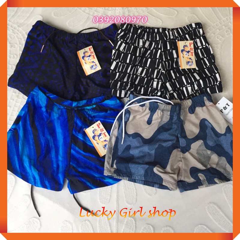 Quần Bơi Bé Trai Hoạ Tiết Thời Trang Size Từ 10-35kg - Lucky Girl shop