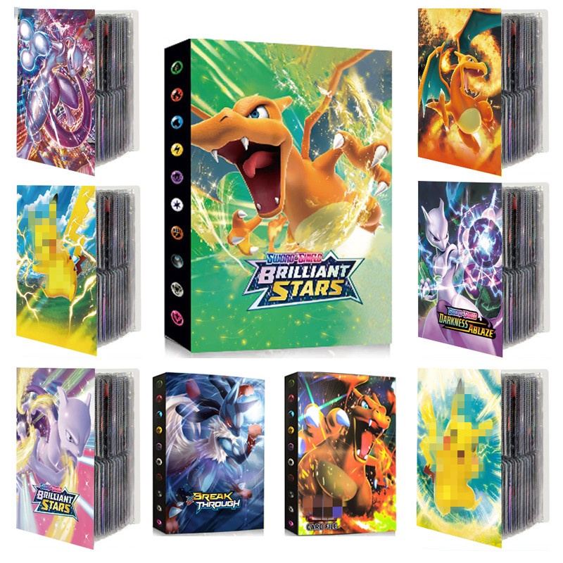 Album Sưu Tầm 240 Thẻ Hình Bản Đồ Pokemon