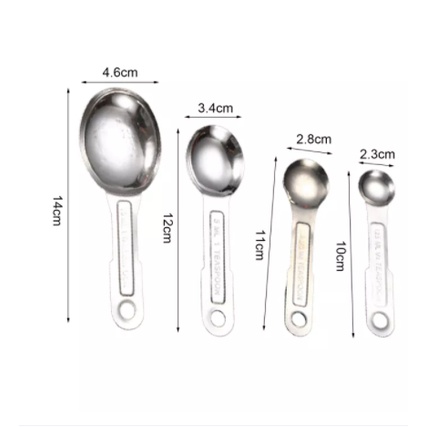 Muỗng đong thìa đong bằng inox