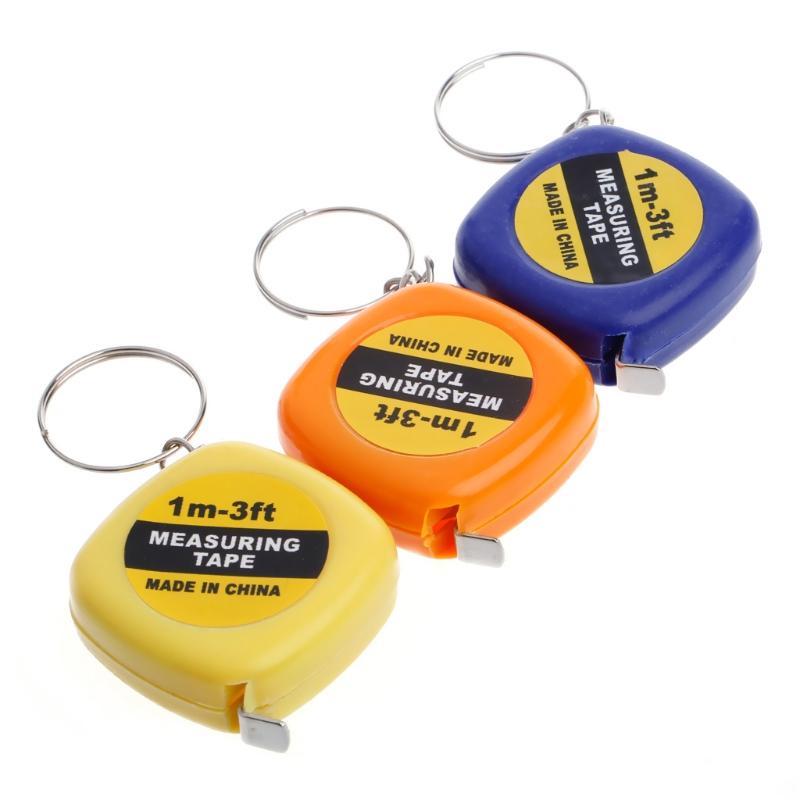 Thước dây mini 1m/3ft có thể thu vào tiện dụng