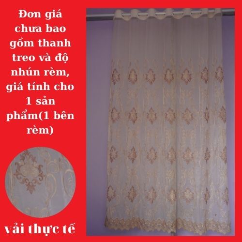 Rèm voan trang trí | màn cửa vải voan mỏng siệu rẻ chuyên dụng decor nhà cửa