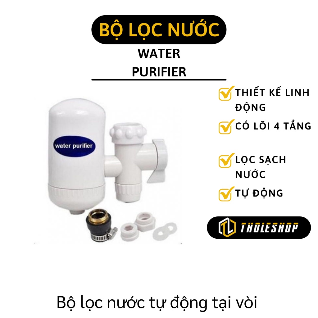 Bộ Lọc Nước - Đầu lọc nước tại vòi Water Purifier làm sạch nước - lõi lọc 4 cấp độ 2643