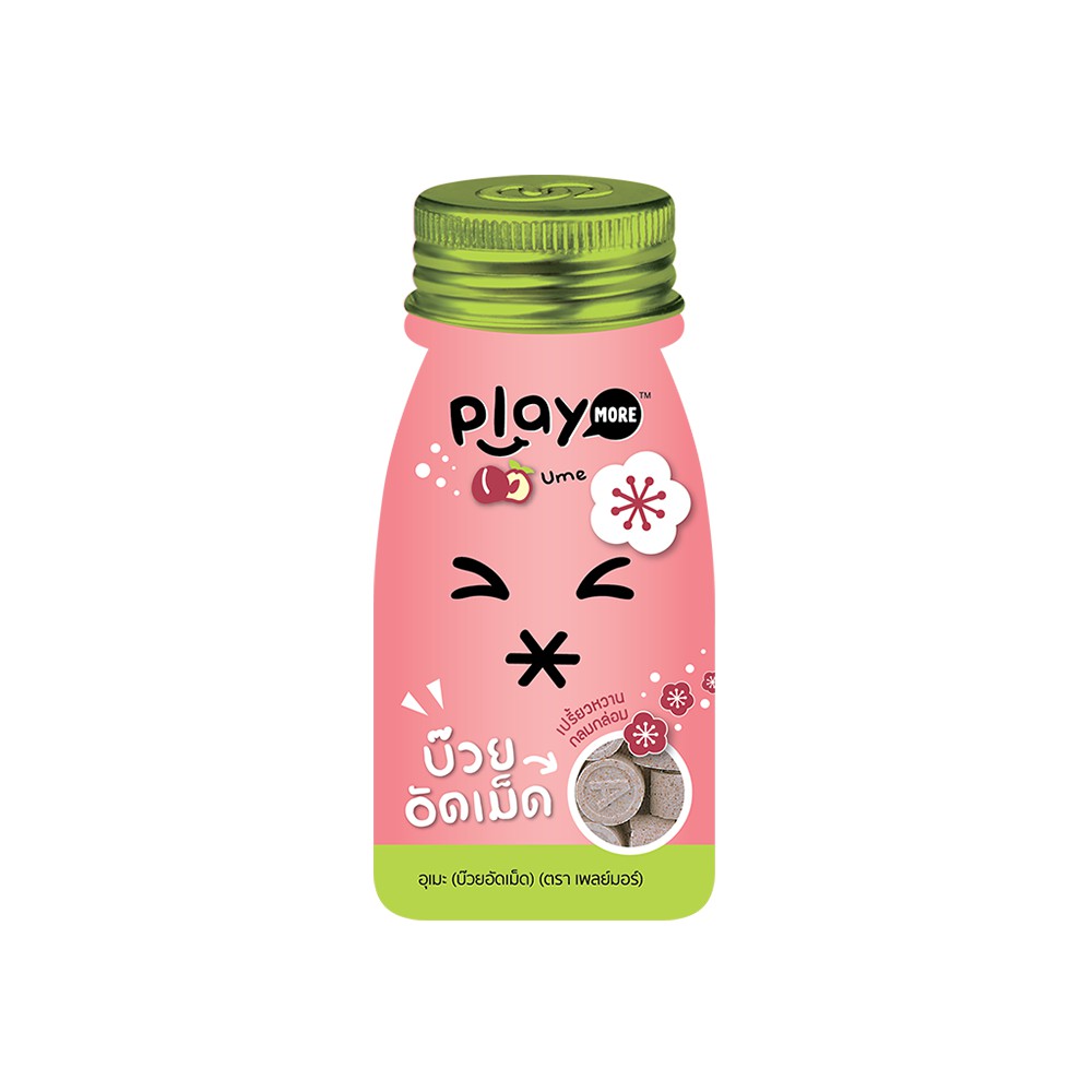 Combo kẹo Playmore Thái Lan 12 gói x 12g/gói (dưa hấu, táo, xí muội, chanh muối, xoài,nho) | BigBuy360 - bigbuy360.vn