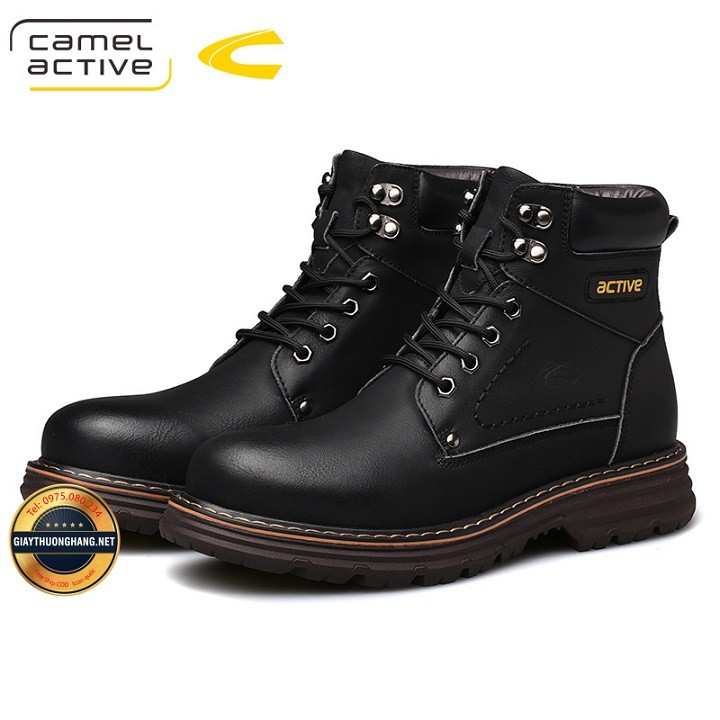 Giày Da Bò Nhập Khẩu Camel Active Cao Trên Mắt Cá, Mã Số BC19566A