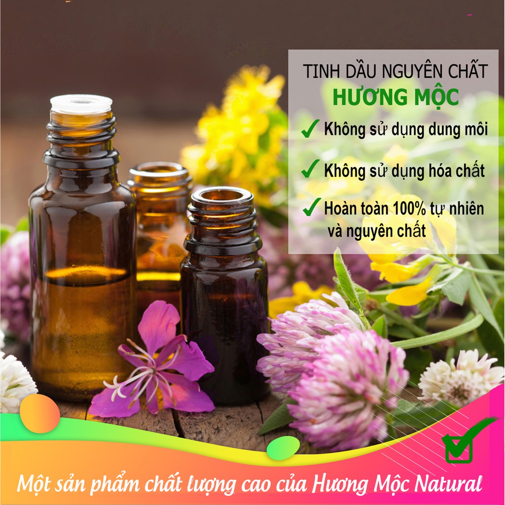 Tinh dầu thiên nhiên Hoa Nhài (Lài) Hương Mộc treo xe, treo phòng - Jasmine Essential Oil - Chất lượng cao