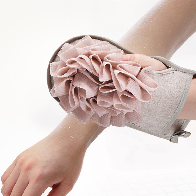 Găng tay đi tắm Hai Mặt Tẩy Bụi Bẩn Và Bùn Dễ Tẩy Rửa