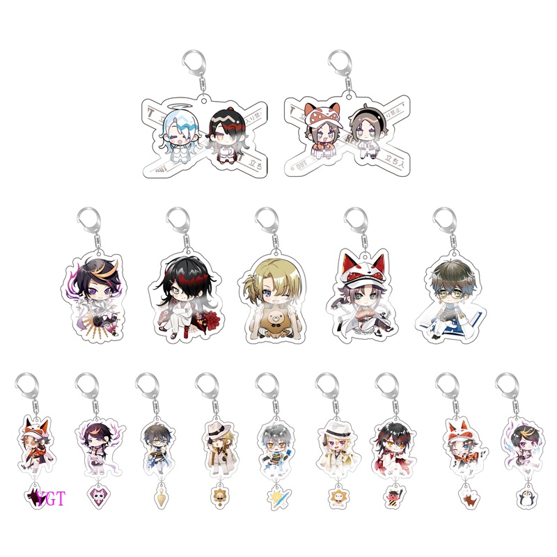 Ygt Mô Hình Nhân Vật Anime Nijisanji Luxiem Mysta Rias Bằng Acrylic Vox Akuma Shu Yamino Có Móc Khóa