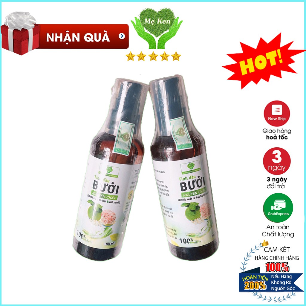 Tinh Dầu Bưởi Nguyên Chất Mẹ Ken - Hỗ Trợ Về Rụng Tóc, Kích Mọc Tóc - 100ml [Mộc Thiên] | BigBuy360 - bigbuy360.vn