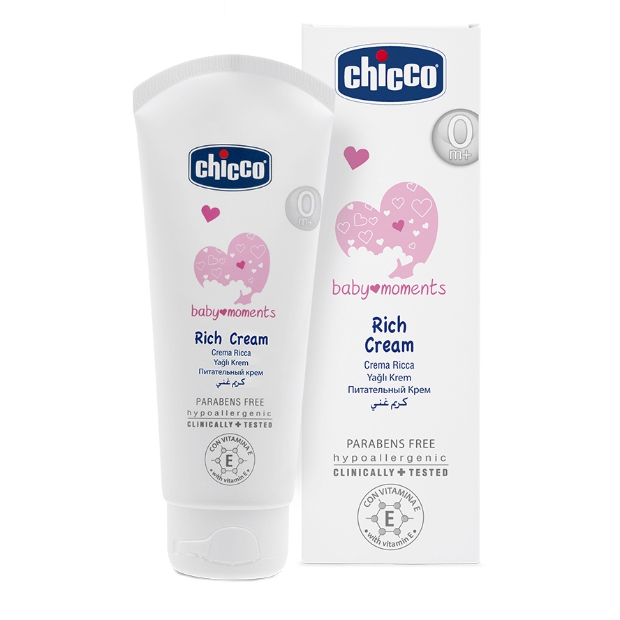 Kem Dưỡng Da Chống Khô Nẻ Chicco,Dưỡng Ẩm Chicco 100ml