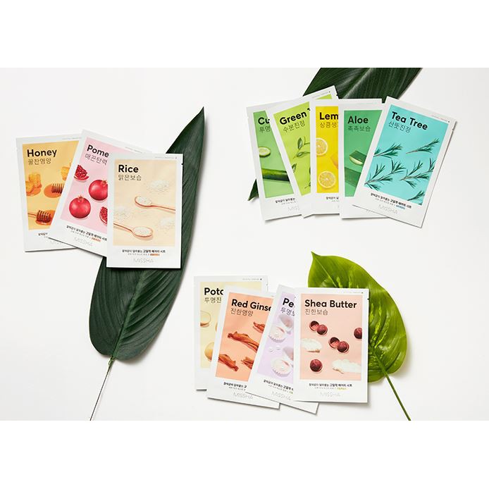 Bộ 5 Mặt Nạ Dưỡng Da Missha Airy Fit 8 Loại // MISSHA Airy Fit Sheet Mask 5PCS