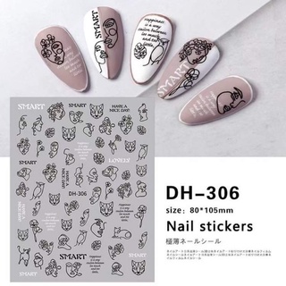 Sticker,hình dán trang trí móng