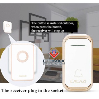 CHUÔNG CỬA KHÔNG DÂY CACAZI V2