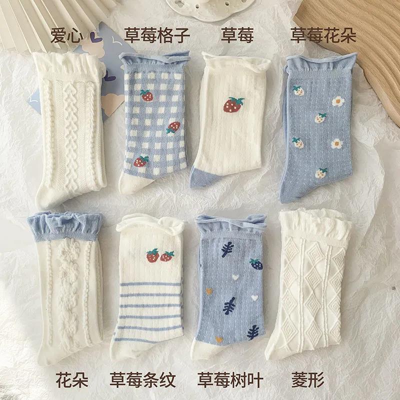 Vớ Ống Trung Bình Mỏng Phong Cách Lolita Nhật Bản Dễ Thương Dễ Phối Đồ Thời Trang Mùa Hè Dành Cho Bạn Nữ jk