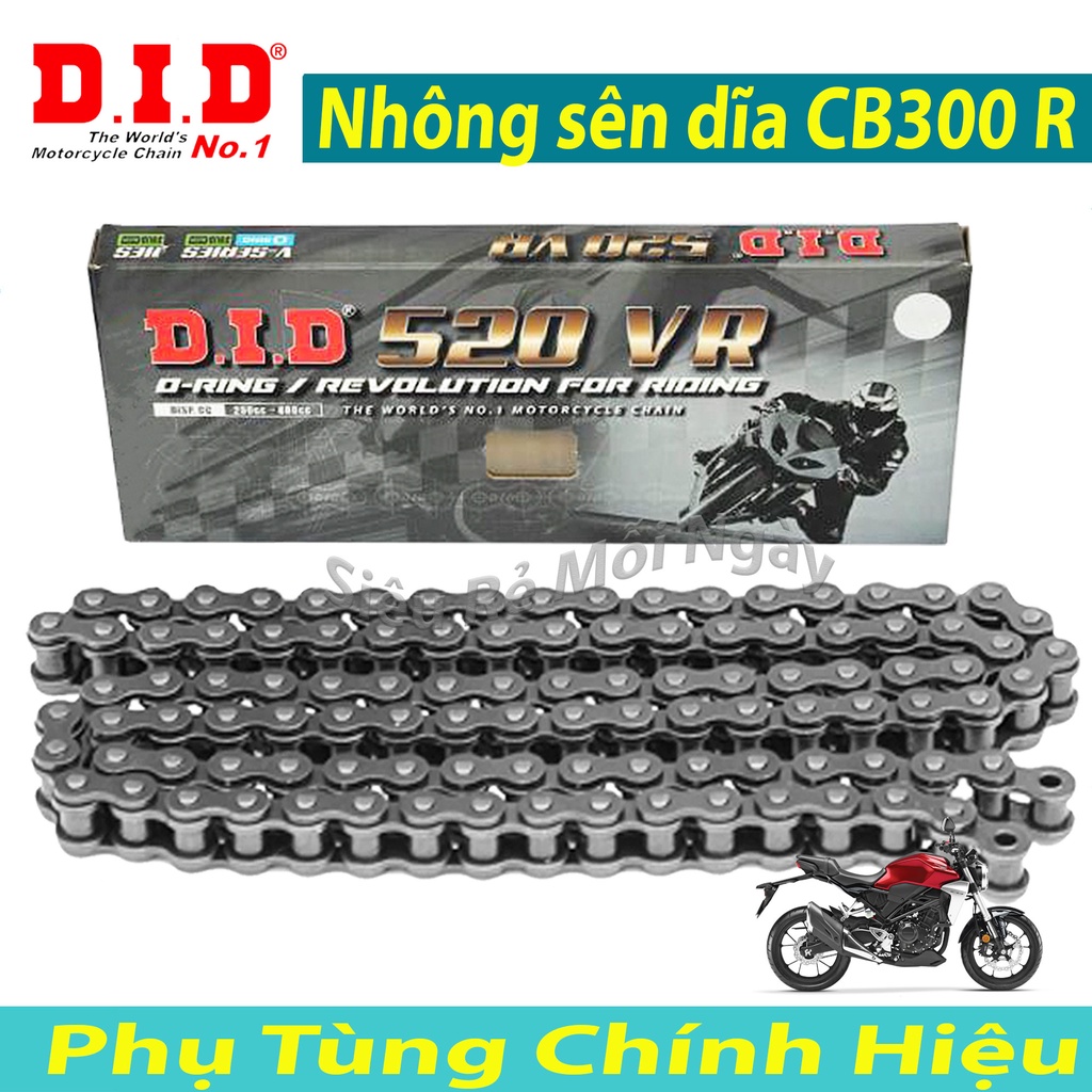 NHÔNG SÊN DĨA HONDA CB300R RECTO  - SÊN DID 520 O-RING