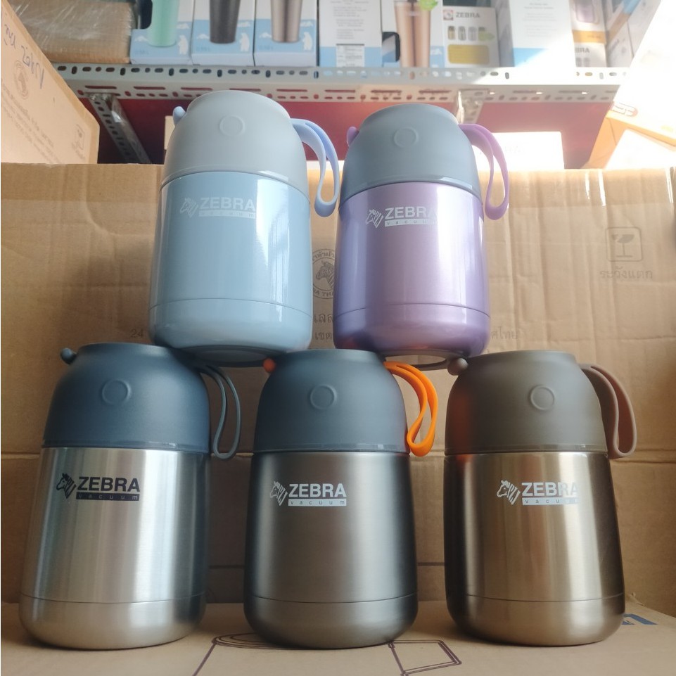 Bình ủ cháo giữ nhiệt Zebra Thái Lan 650ml-123006. Inox 304. Nhập khẩu Thái Lan