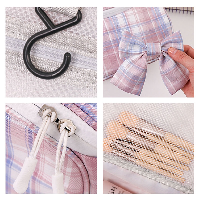 Túi đựng mỹ phẩm YADOU sức chứa lớn đơn giản tùy chọn họa tiết dành cho sinh viên mang theo du lịch