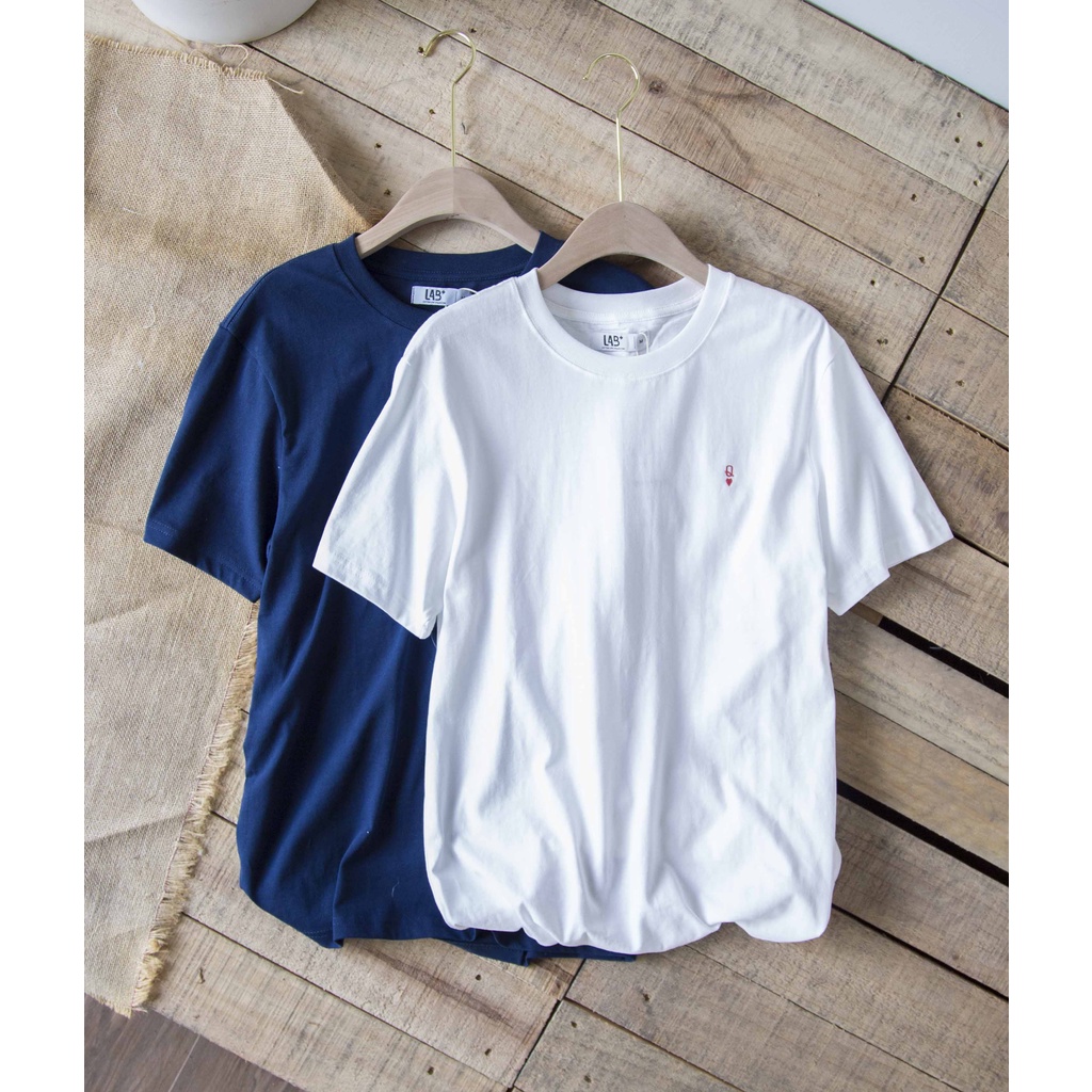 Áo phông nam cổ tròn, thêu ngực chất vải cotton 100% co dãn 2 chiều vnline - APQ