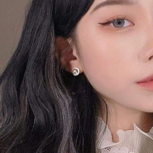 Bông tai bạc ta thiên thần ánh trăng