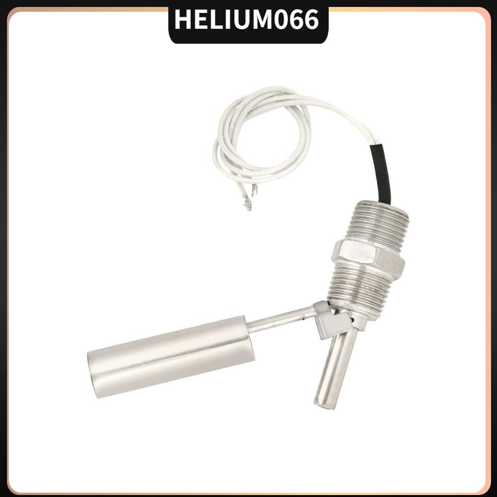 Helium066 Liquid Water Level Float Sensor Switch Side Mounted 304 Stainless Steel 1/2NPT Male Thread DC0-110V