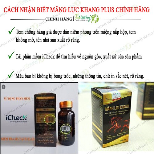 Mãnh Lực Khang Plus - Viên Uống Tăng Cường Sinh Lý Nam Giới Hộp 60 Viên [CHÍNH HÃNG]