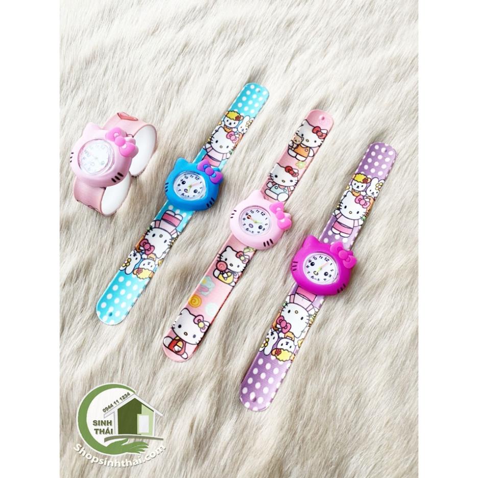 Đồng hồ đập tay trẻ em hình hello kitty - Giao màu ngẫu nhiên