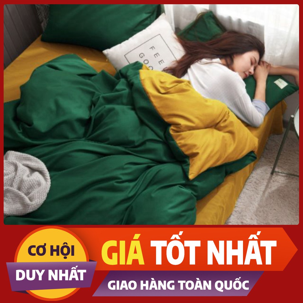 ( Giá hủy diệt) Bộ chăn ga cotton đũi cao cấp ( cotton Tici )