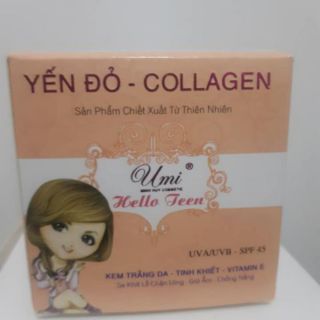 Kem dưỡng trắng da umi yến đỏ