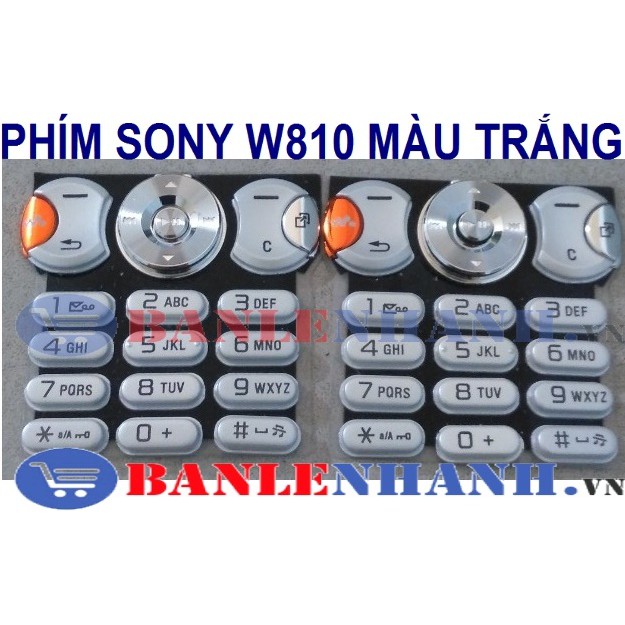 PHÍM SONY W810 MÀU TRẮNG