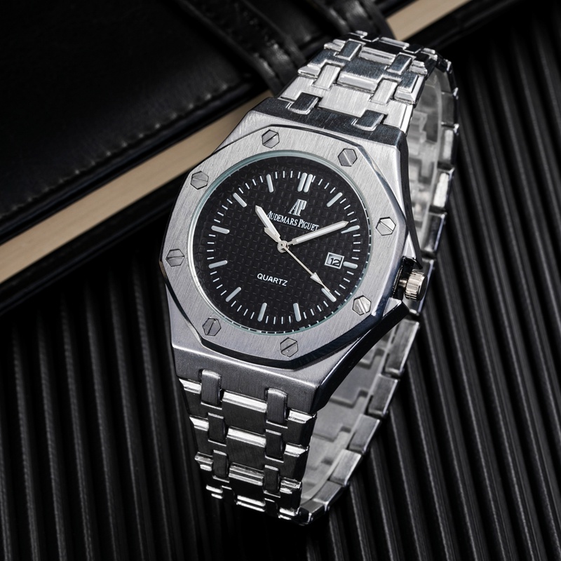 Đồng Hồ Đeo Tay AUDEMARS Bằng Thép Không Gỉ Thiết Kế Đơn Giản Thời Trang Cho Nam