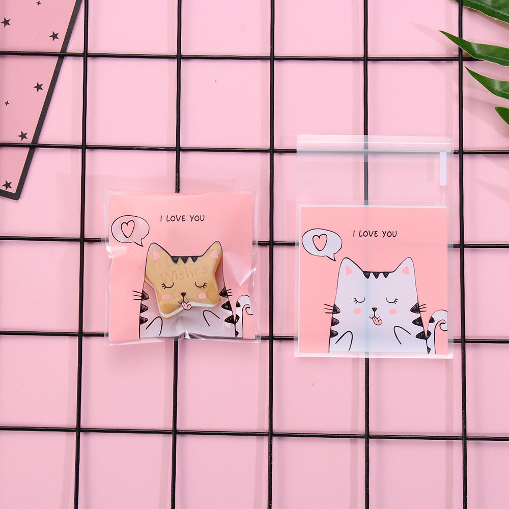 Set 95 Túi Đựng Kẹo Hình Mèo Dễ Thương