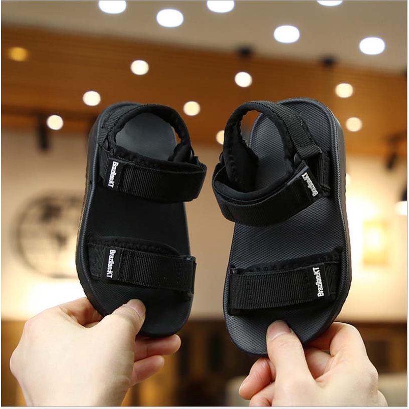 SANDAL BÉ TRAI, BÉ GÁI BRAZILIAN VẢI DÙ ĐẾ CAO SU CHỐNG TRƯỢT CHỐNG HÔI CHÂN, DÉP SANDAL CHO BÉ ĐI CHƠI ĐI HỌC DTE06