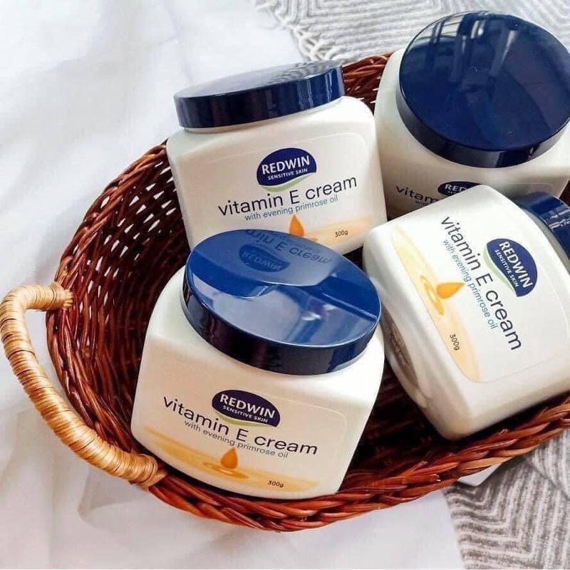 Kem dưỡng ẩm Redwin Vitamin E cream Úc hộp 300g chuẩn