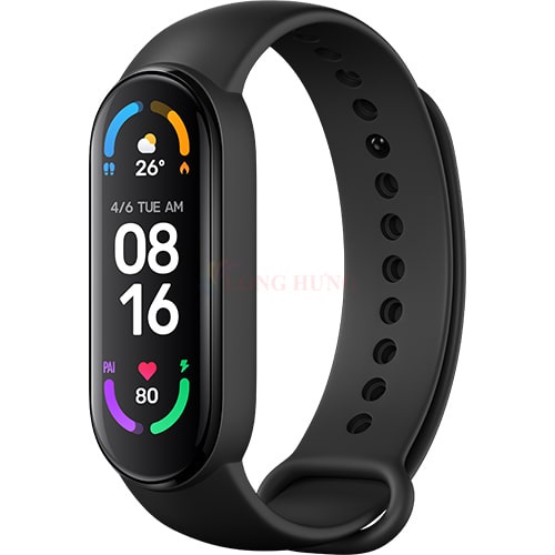 CHINH HANG Vòng đeo tay thông minh Xiaomi Mi Band 6 BHR4951GL XMSH15HM - Hàng chính hãng