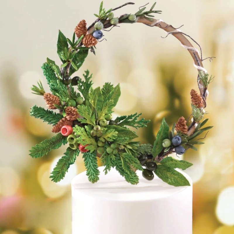 Khuôn Silicone Tạo Hình Làm Bánh Kẹo Hình Lá Thông DIY