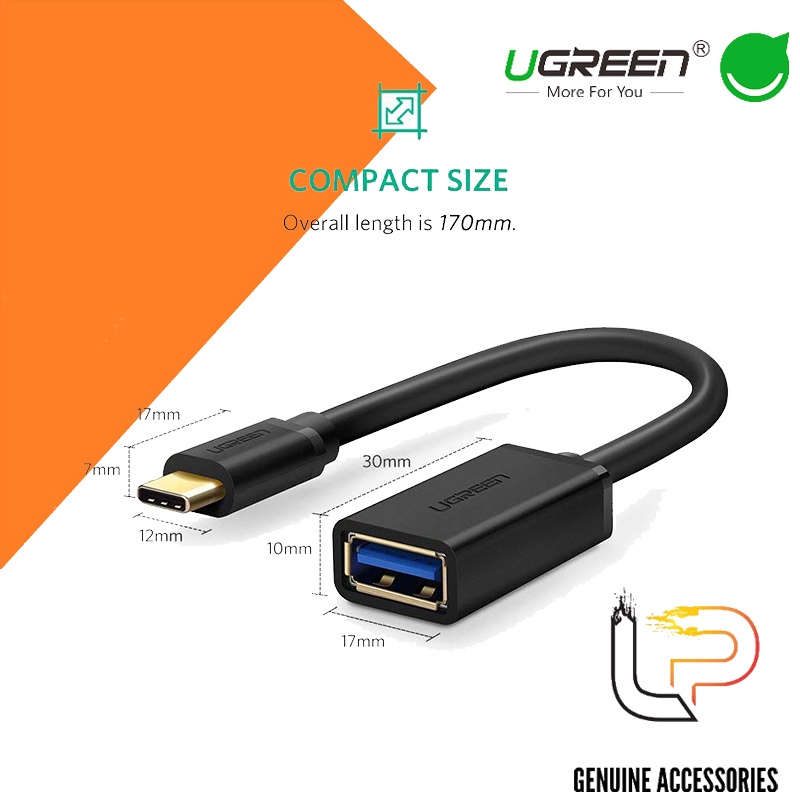 Cáp OTG USB Type C to USB 3.0 Ugreen 30701