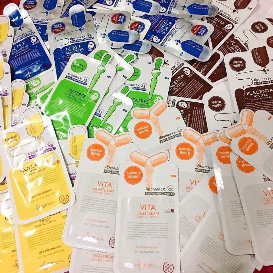 Mặt Nạ Giấy Dưỡng Trắng Da, Giảm Mụn, Phục Hồi Da Mediheal Essential Mask 24ml