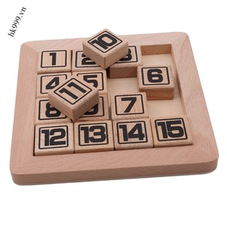 15 Number Puzzle Slide Game Jigsaw Random Color Toy Kids Toy Play Gift Game